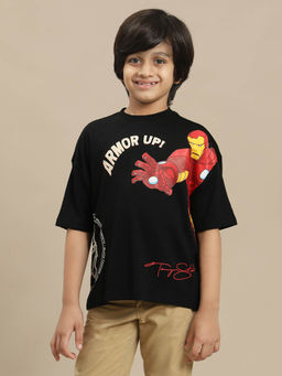 Kidsville - Avengers Printed Regular Fit Tshirt for Boys