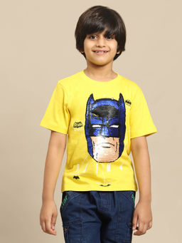 Kidsville - Batman Printed Regular Fit Tshirt for Boys