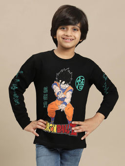Kidsville - Dragon Ball Z Printed Regular Fit Tshirt for Boys