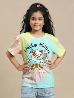 Kidsville - Hello Kitty Printed Relaxed Fit Tshirt for Girls