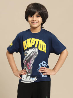 Kidsville - Jurassic World Printed Regular Fit Tshirt for Boys