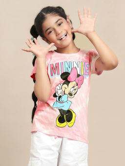 Kidsville - Mickey and Friends Printed Regular Fit Tshirt for Girls