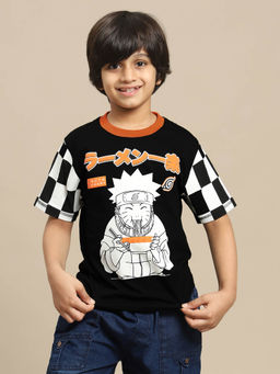 Kidsville - Naruto Printed Regular Fit Tshirt for Boys