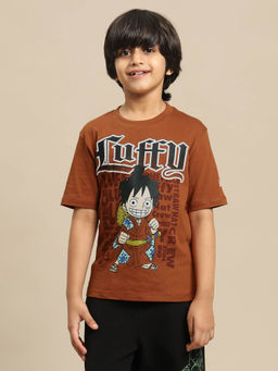 Kidsville - One Piece Printed Regular Fit Tshirt for Boys
