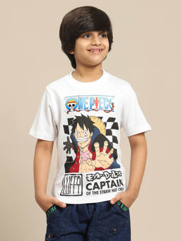 Kidsville - One Piece Printed Regular Fit Tshirt for Boys