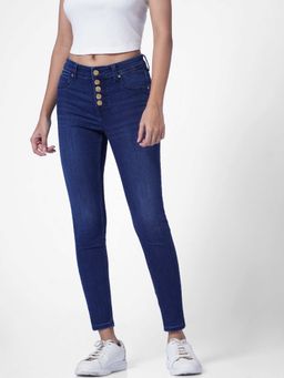 ONLY - Women Solid Blue Jeans