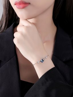 Raajsi By Yellow Chimes - 925 Sterling Silver Bracelets for Women Pure Silver Bracelet