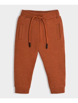 Mi Arcus - Brown Solid Joggers for Kids