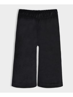 Mi Arcus - Solid Black Flared Legging for Girls