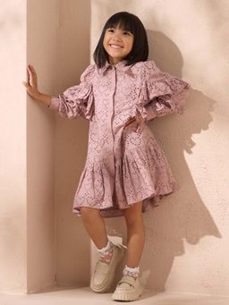 ANGEL & ROCKET - Broderie Shirt Dress