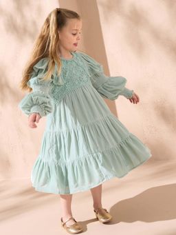 ANGEL & ROCKET - Velvet Tiered Dress