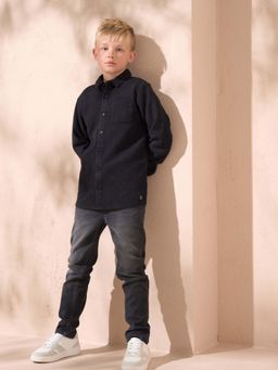 ANGEL & ROCKET - Washed Textured Shirt