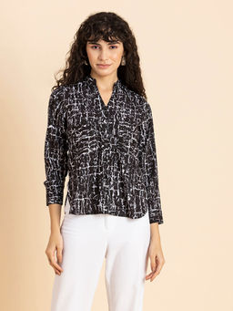 Moomaya - Womens Printed Long Shirt