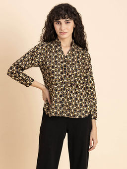 Moomaya - Womens Printed Long Shirt