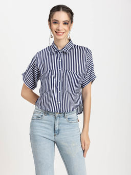 Moomaya - Crop Boho Shirt