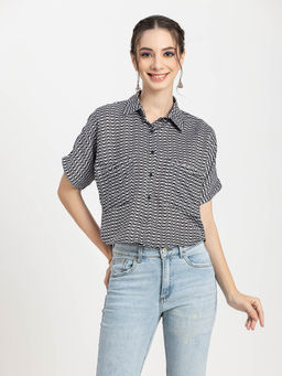 Moomaya - Crop Boho Shirt