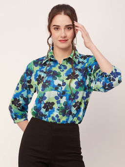 Moomaya - Printed Shirts for Women Casual Shirt
