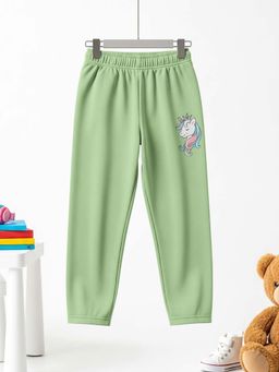 HELLCAT - Green Cotton Mid Waist Casual Pyjama