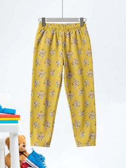 HELLCAT - Mustard Cotton Mid Waist Casual Pyjama