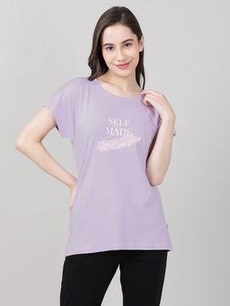 mackly - Womens Printed Tshirt - Lavender