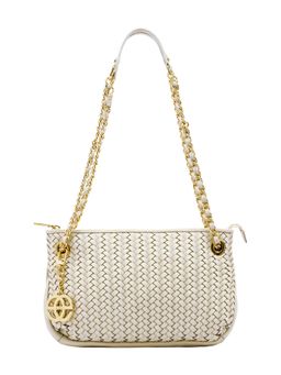 Eske - Piquer Leather Handbag, Vanilla Cosmos