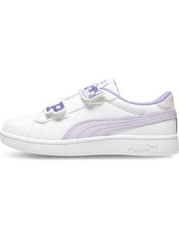 Puma - Smash Dynoblast Ps V1 White Sneakers