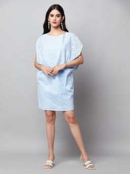 Attic Salt - Schiffli Cape Dress