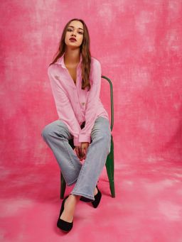 Attic Salt - Deluxe Embellished Pink Shirt