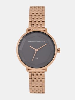 French Connection - Grey Round Analog Casual Watch -FC1317RGM