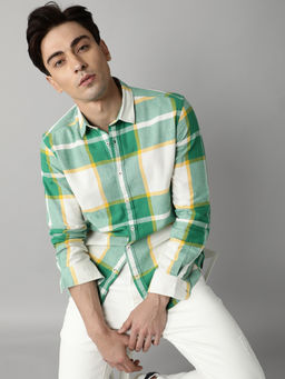 Rare Rabbit - Rayos Green Shirt