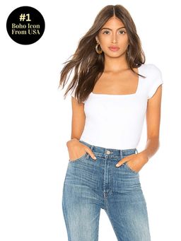 Free People - Square Eyes Bodysuit