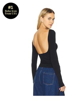 Free People - X Intimately Fp Low Back Seamless Long Sleeve