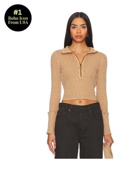 Free People - x We The Free Midnight Half Zip Sweater