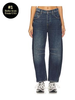 Free People - x We The Free Good Luck Mid Rise Barrel