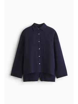 H&M - Women Blue Shirt And Shorts