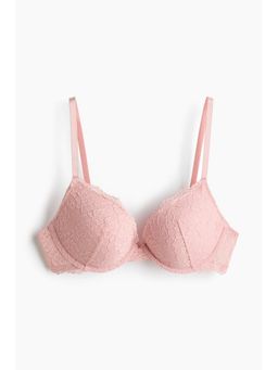 H&M - Women Pink Lace Push-Up Bra