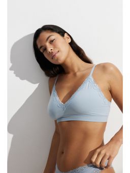 H&M - Women Blue Seamless Padded Soft Bra