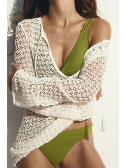 H&M - Women Green Brazilian Bikini Bottoms