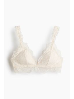 H&M - Women White Padded Soft Lace Bra