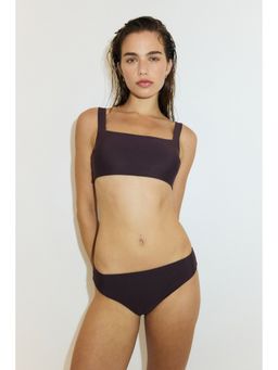 H&M - Women Purple Sports Bikini Bottoms With Lycra®