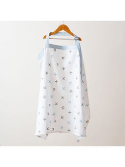 Aariro - Nursing Apron - Dream Big Blue