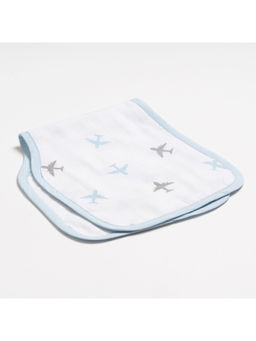 Aariro - Burp Cloth - Dream Big Blue
