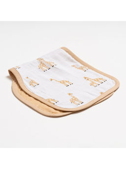 Aariro - Burp Cloth - Stand Tall Beige