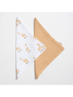 Aariro - Muslin Wash Cloth - Stand Tall Beige (Pack of 2)