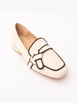 FOREVER SHOE BAZAR - Pink The Piped Loafers