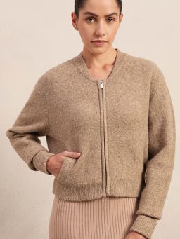VERO MODA - Women Textured Cardigan - Beige