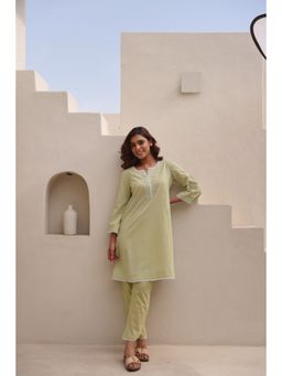 EKOHUM - Green Printed Co-Ord Set