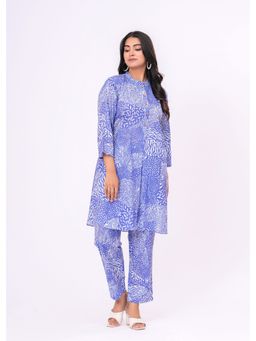 JAIPURRANG - Womens Blue Printed Co-Ord Set