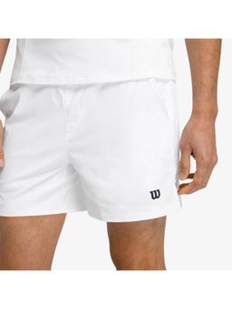 Wilson - Men White Core Volley Shorts Tennis Sports Gym Activewear Shorts