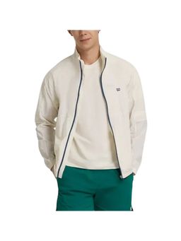 Wilson - Men Serve Up Beige Full Zip Sports Jacket